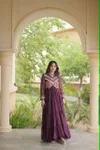 Ka 1271 Georgette Bandhani Print Work Navratri Gown Collection